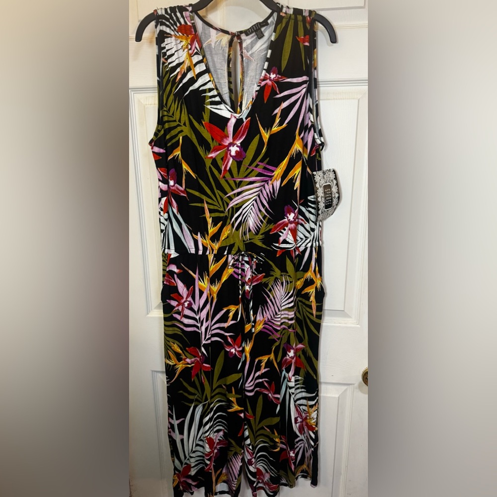 Spence Women’s Petite Floral Romper PXL